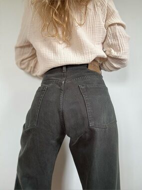 Vintage pine green Calvin Klein 90s straight leg jeans